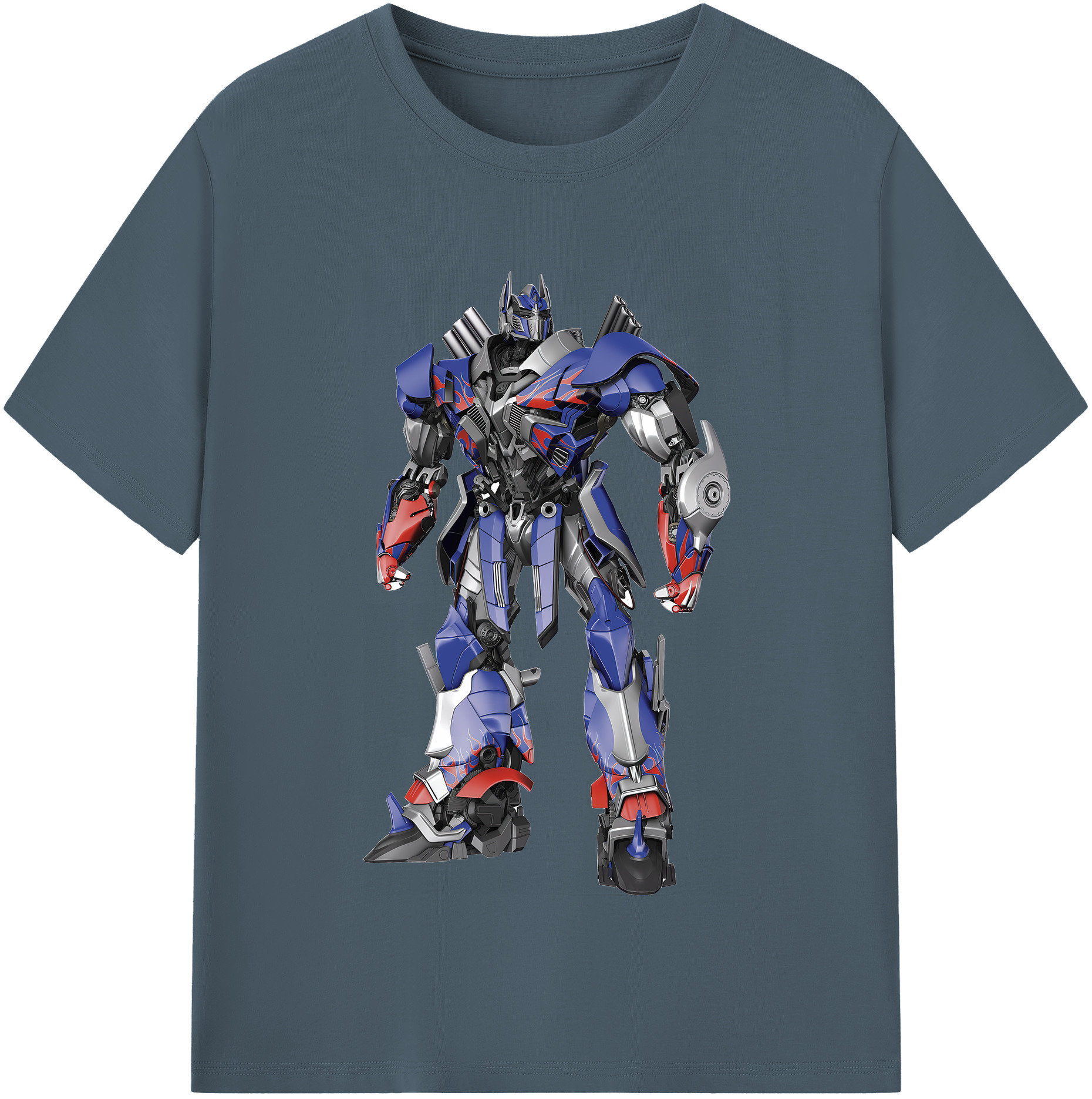（画像用） Transformers トランスフォーマー 綿100％半袖Tシャツ（フロントプリント）